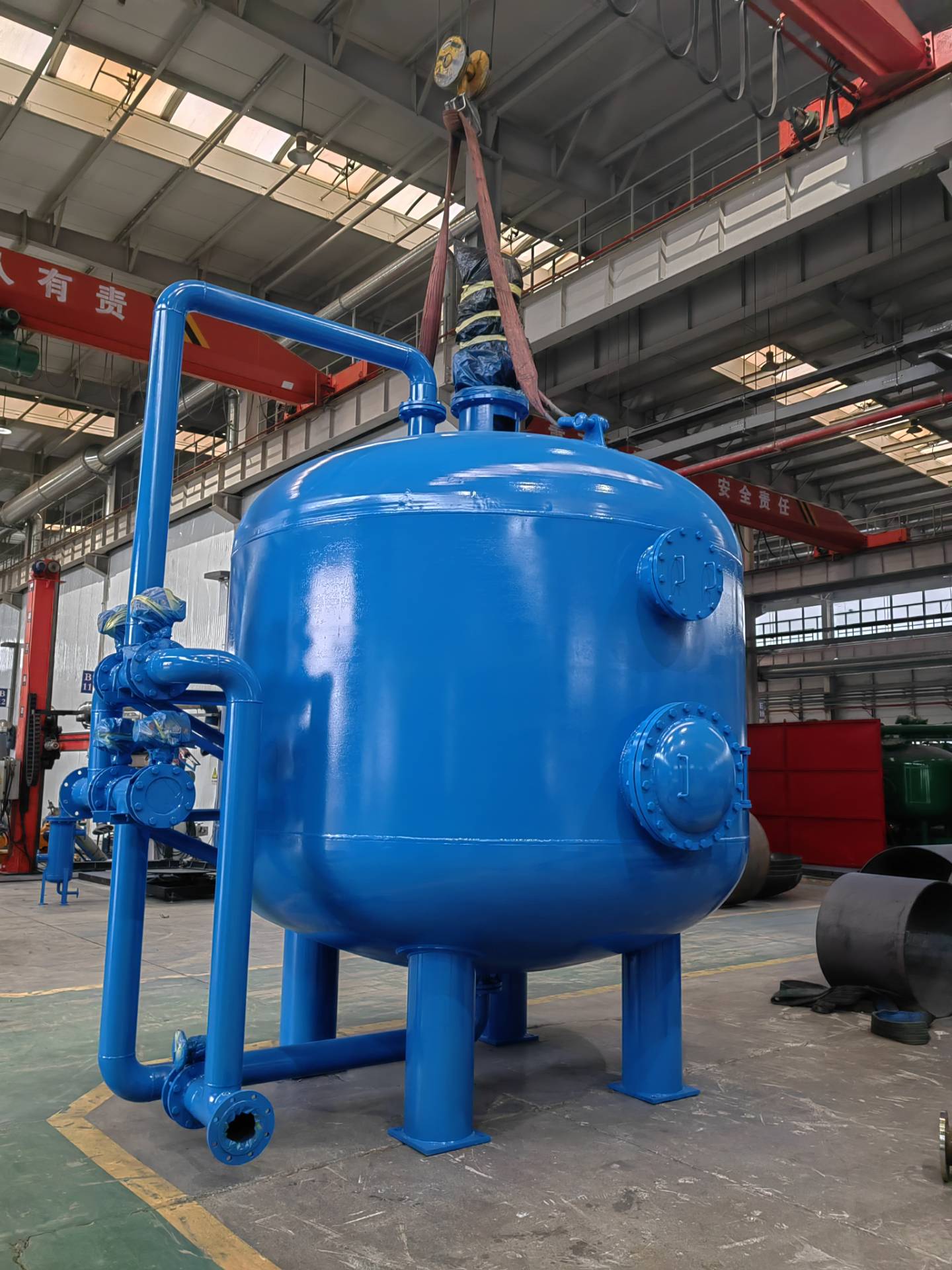 多介質(zhì)過濾器管路結(jié)構(gòu)的特點！